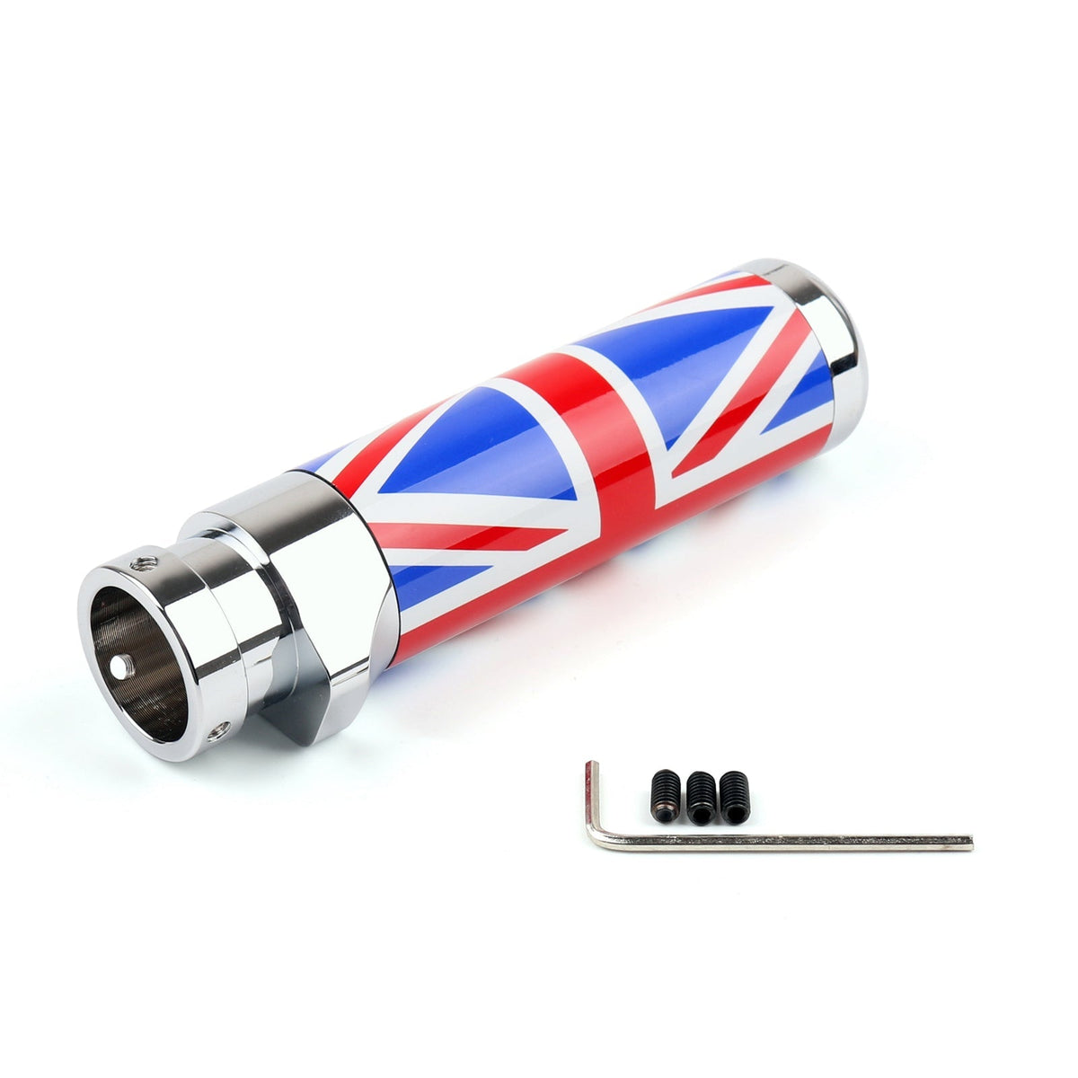 Mini Cooper Union Jack UK Flag Checkered Handle Hand Brake Emergency Cover Trim