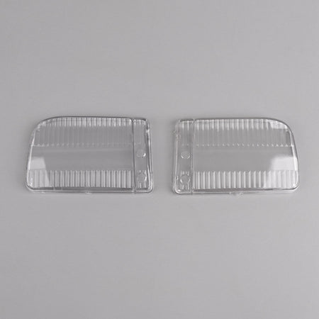 Pair Front Bumper Fog Lights Clear Plastic Lens For BMW E30 318i 318is 1982-1991