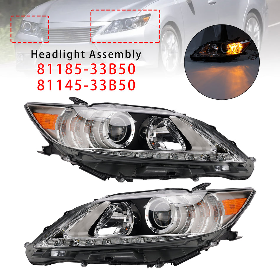 2013-2015年式 レクサス ES350 ES300H 左右セット HID キセノンヘッドライト 81185-33B50