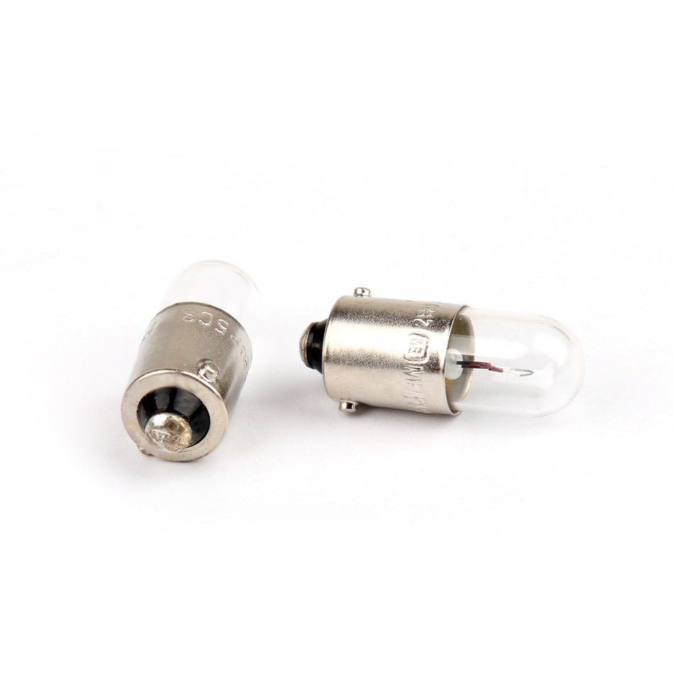 10個純正PHILIPS 12929 12V 4W T4W BA9sプレミアムシグナリングランプ電球ジェネリック