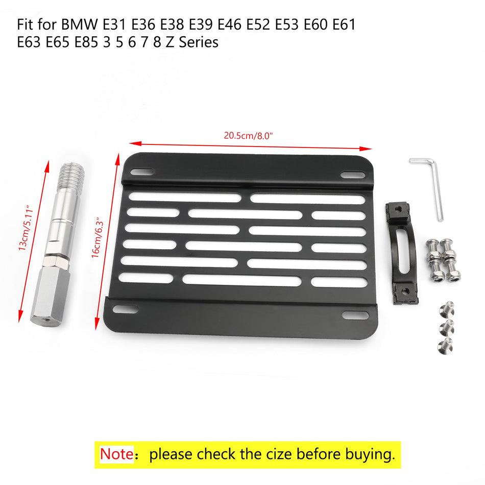 BMW F30 F32 F10 3/4/5 シリーズ 新型バンパー牽引フック ナンバープレートマウントブラケット