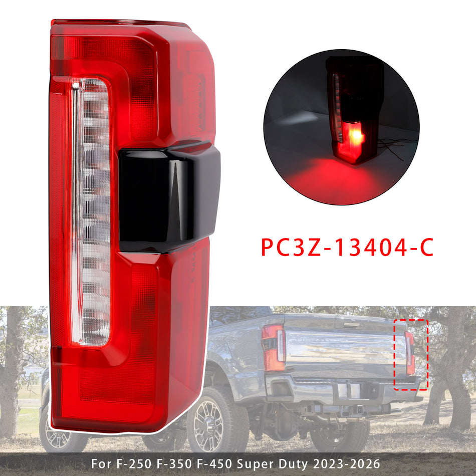 フォード F-250 F350 F450 スーパーデューティー用ブラインドスポット機能付き右側LEDテールライト 23-2026