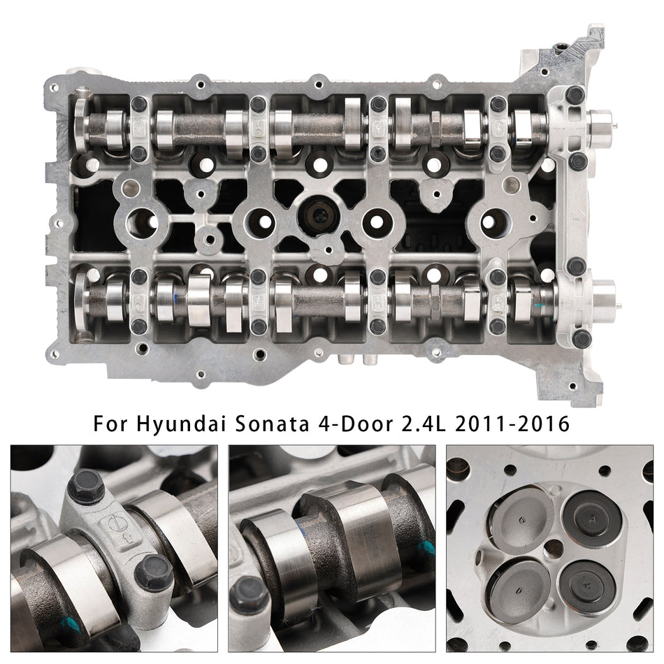 2011-2016 ヒュンダイ ソナタ 4ドア 2.4L シリンダーヘッドアセンブリ ヘッドガスケットボルトキット付き G4KJ 221002G510