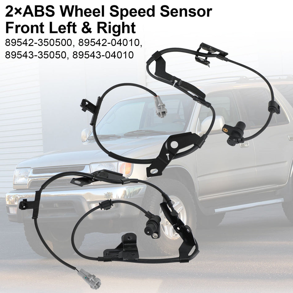 2個 ABS ホイールスピードセンサー フロント 左 &amp; 右 トヨタ タコマ 1998-2004 汎用