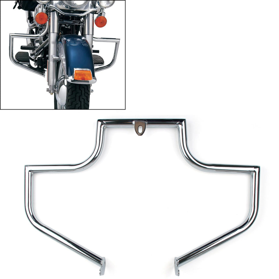 バイク・オートバイ用 エンジンガード クラッシュバー 適用Harley ハーレー 用 シルバー