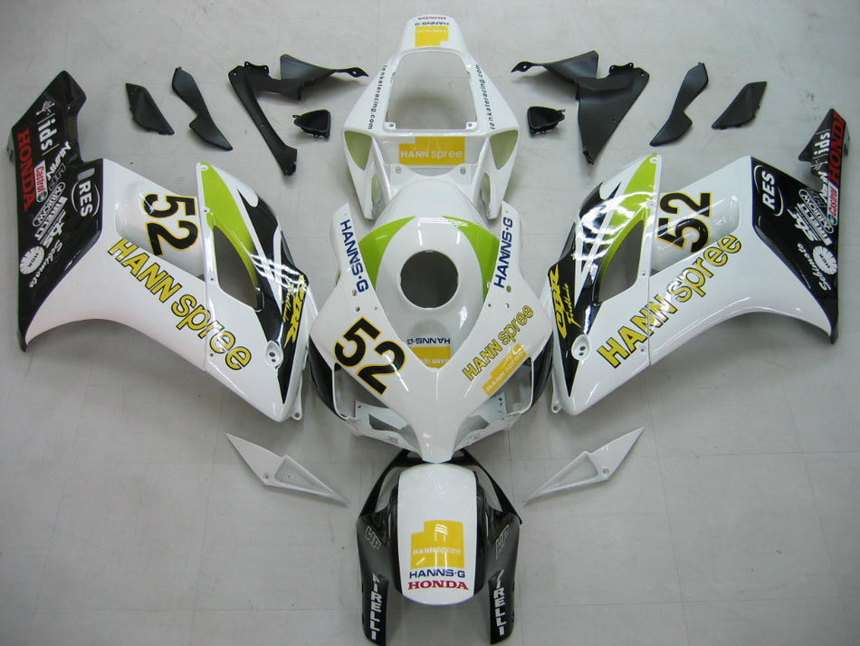 2004-2005 ホンダ CBR 1000 RR Amotopart フェアリング ホワイト ブラック Hannspree Racing Customs フェアリング