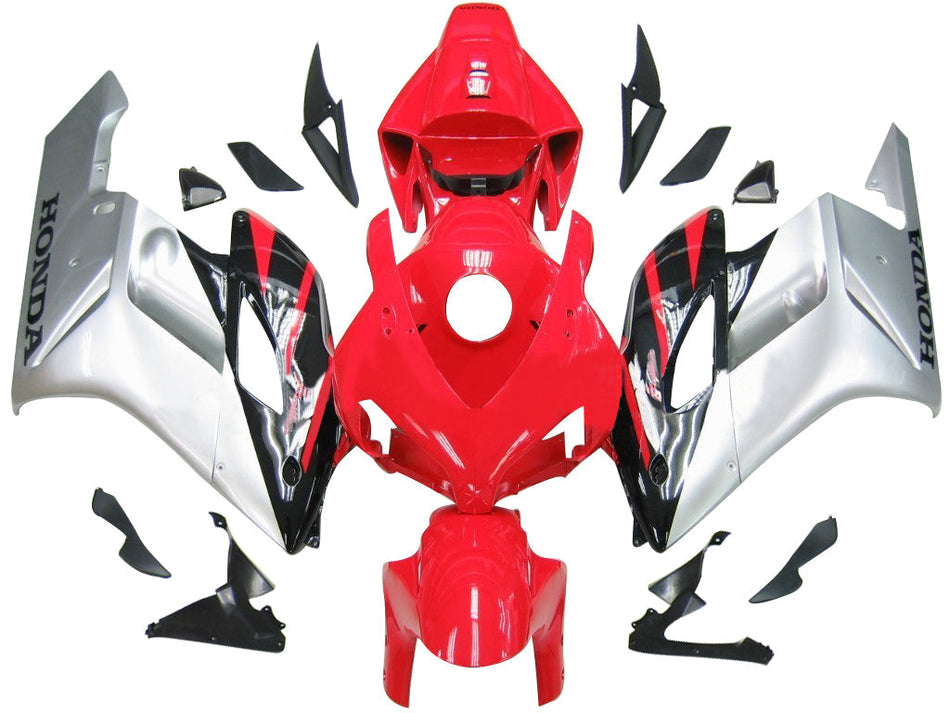 2004-2005 ホンダ CBR 1000 RR Amotopart フェアリング レッド シルバー ブラック CBR レーシング カスタム フェアリング