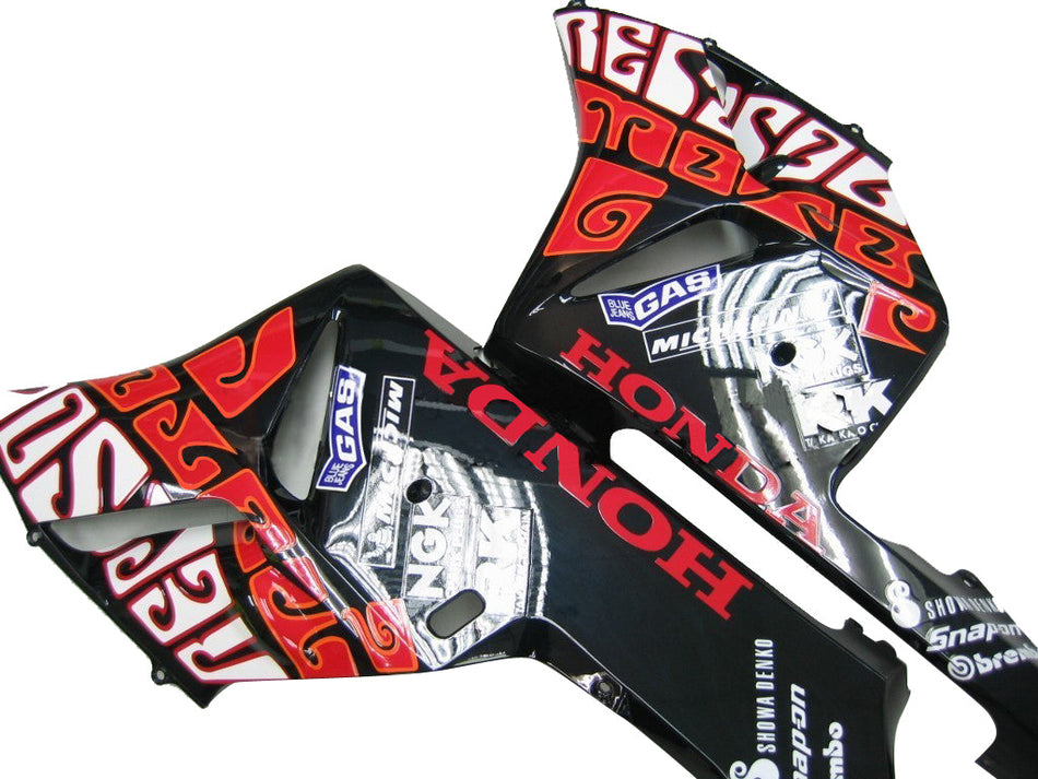 2004-2005 ホンダ CBR 1000 RR ブラック イエロー ヴァレンティーノ ロッシ レーシング アモトパーツ フェアリング