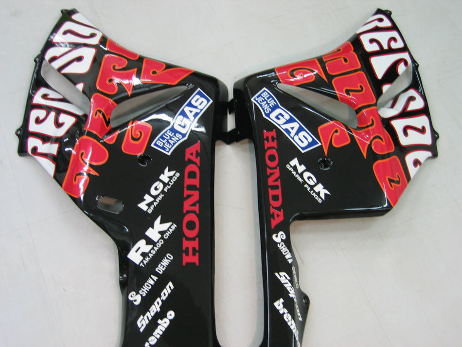 2004-2005 ホンダ CBR 1000 RR ブラック グリーン ヴァレンティーノ ロッシ レーシング アモトパーツ フェアリング