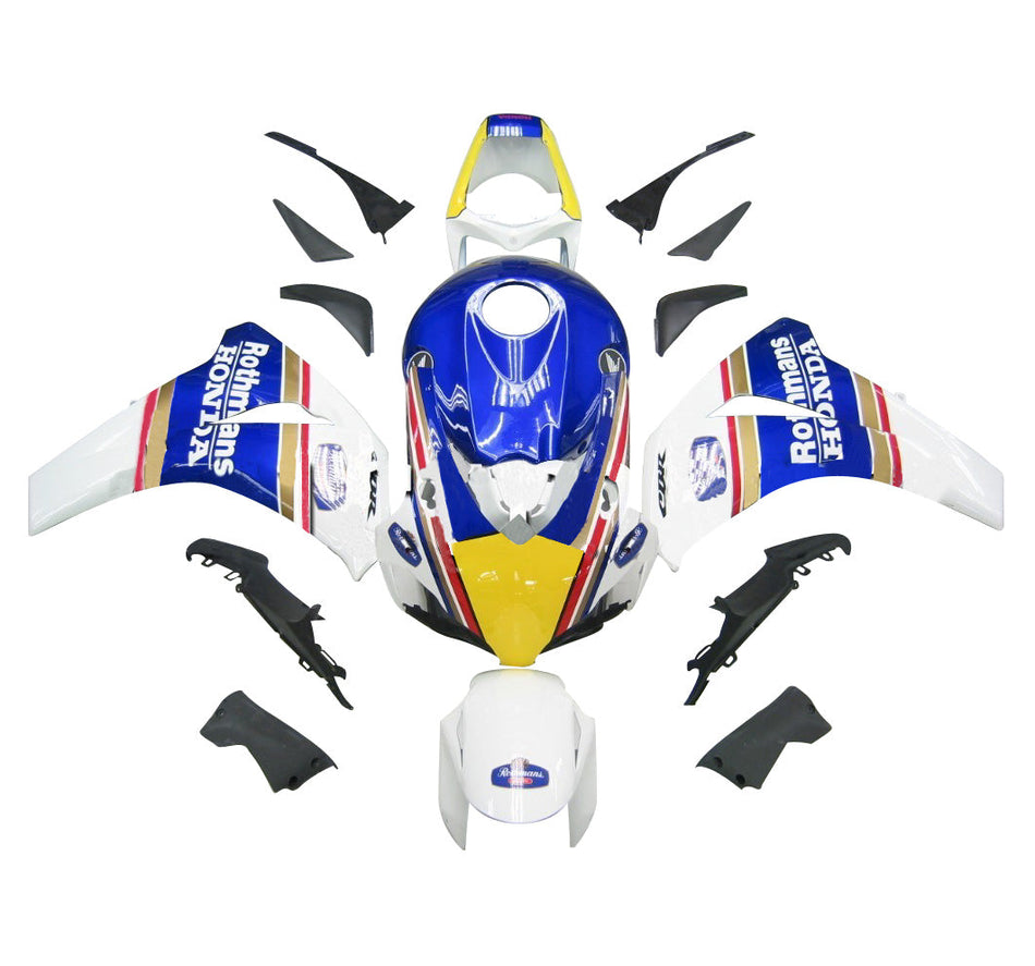 2008-2011 ホンダ CBR 1000 RR ホワイト ロスマンズ ホンダ レーシング フェアリング ジェネリック