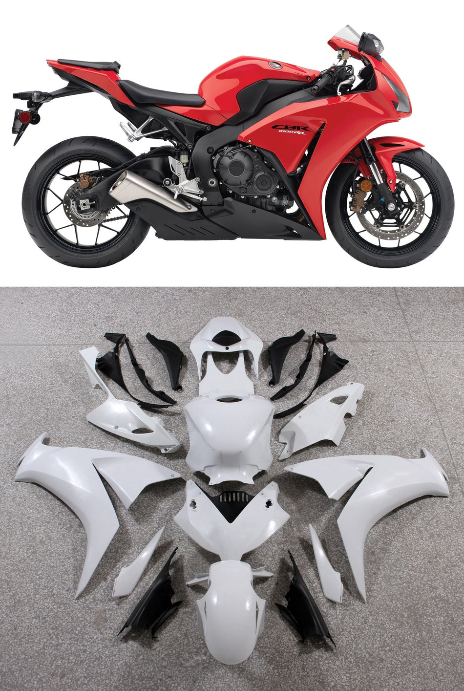 2012-2016 ホンダ CBR1000RR レッド CBR レーシングフェアリング ジェネリック