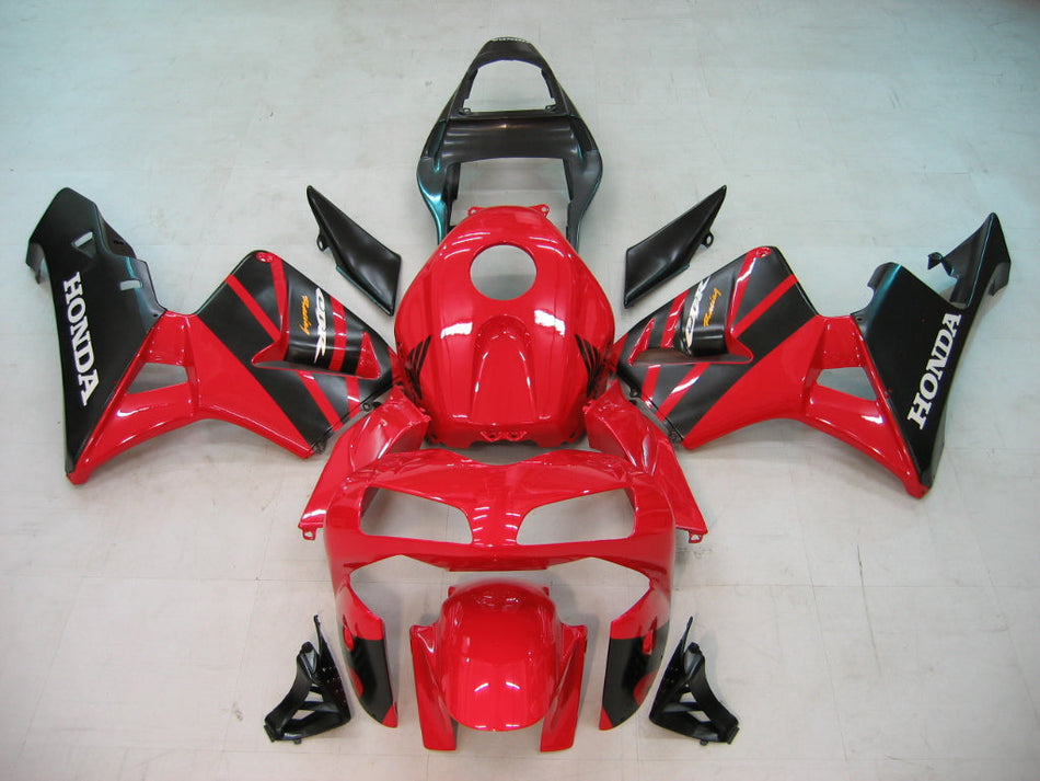 2003-2004 ホンダ CBR 600 RR Amotopart フェアリング レッド &amp; ブラック ホンダ レーシング カスタム フェアリング