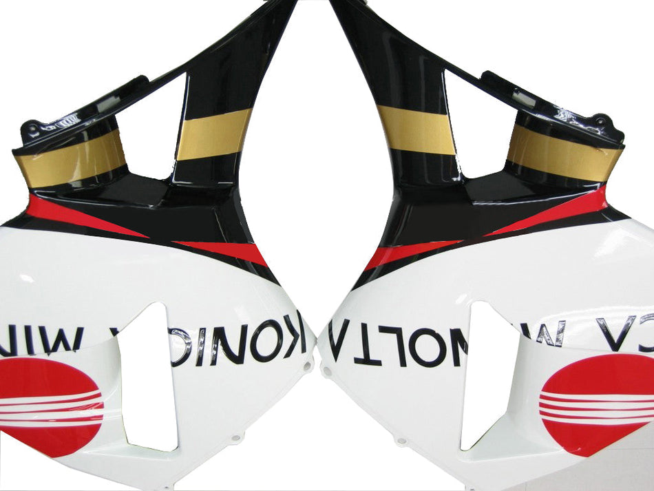 2005-2006 ホンダ CBR 600 RR レッド ホワイト ブラック コニカ レーシング フェアリング ジェネリック