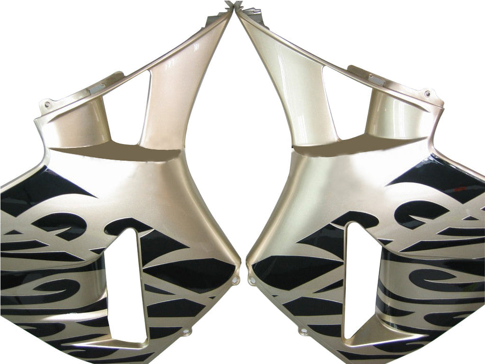 2005-2006 ホンダ CBR 600 RR ゴールド &amp; ブラック トライバル タトゥー レーシング フェアリング ジェネリック