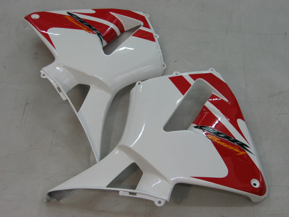 2005-2006 ホンダ CBR 600 RR ホワイト &amp; レッド CBR レーシングフェアリング ジェネリック