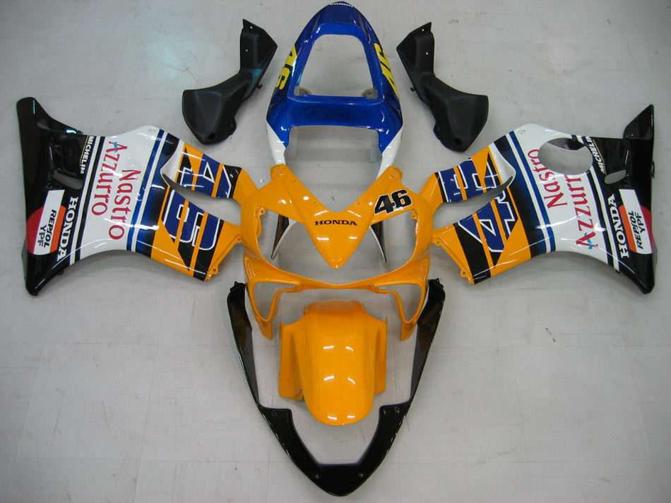 2001-2003 ホンダ CBR 600 F4i イエロー No.46 アズーロ レーシング フェアリング ジェネリック