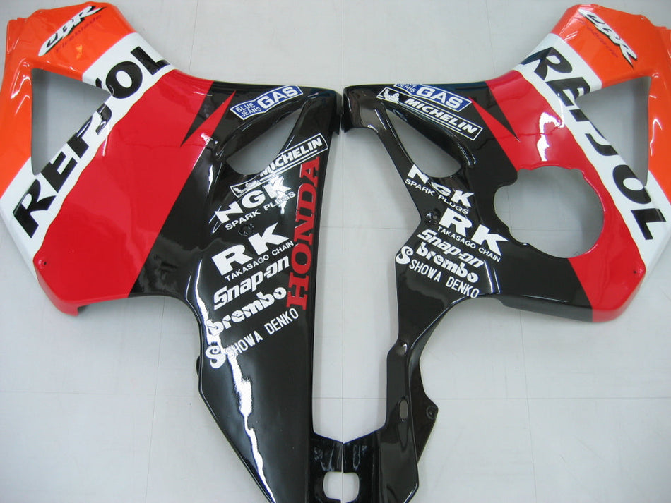 2002-2003 ホンダ CBR 954 RR Amotopart フェアリング ブラック レプソル ホンダ レーシング カスタム フェアリング