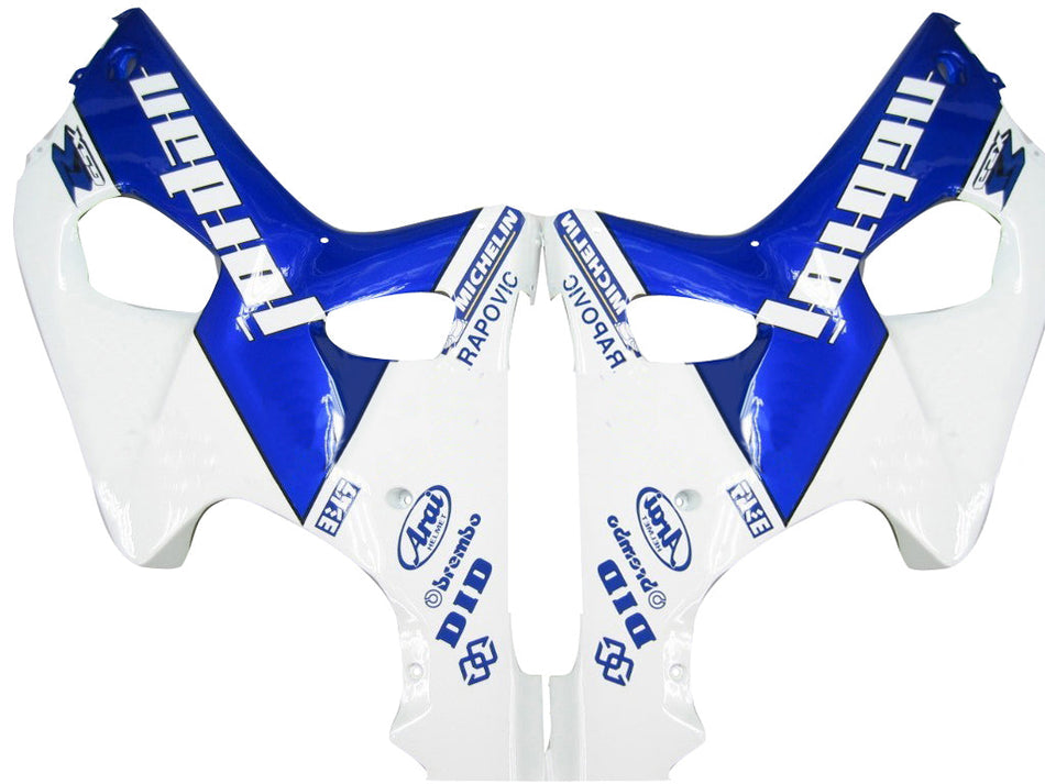 2000-2002 スズキ GSXR 1000 ホワイト &amp; ブルー ジョーダン レーシング フェアリング ジェネリック
