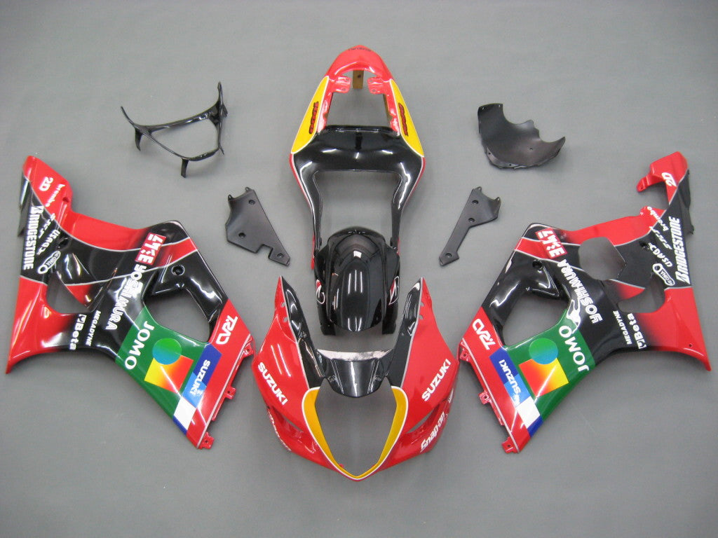 For GSXR1000 2003-2004 Bodywork Fairing Multi-Color ABS Injection Molded Plastics Set