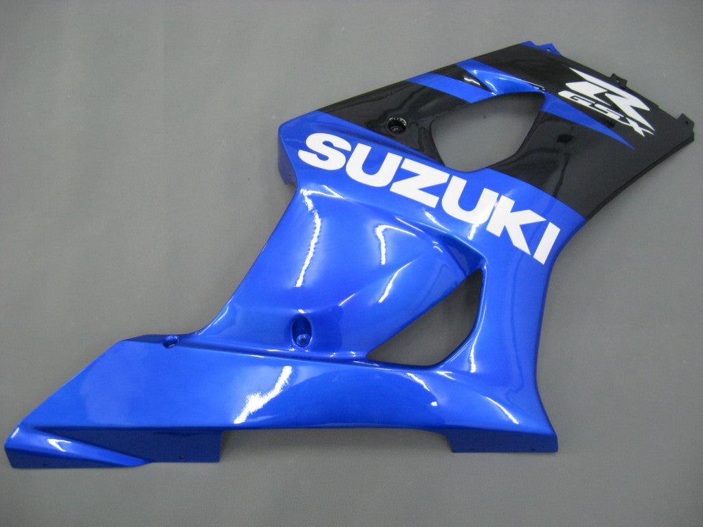 For GSXR1000 2003-2004 Bodywork Fairing Black Blue ABS Injection Molded Plastics Set