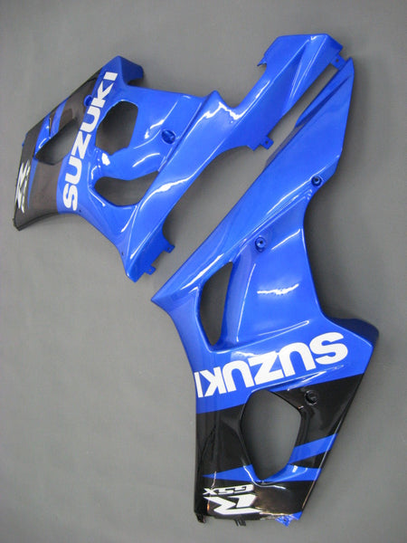 For GSXR1000 2003-2004 Bodywork Fairing Black Blue ABS Injection Molded Plastics Set