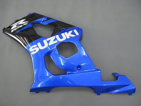 For GSXR1000 2003-2004 Bodywork Fairing Black Blue ABS Injection Molded Plastics Set