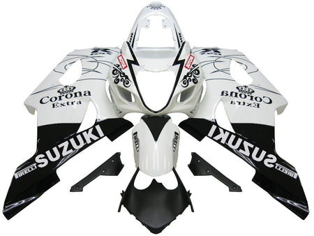 For GSXR1000 2003-2004 Bodywork Fairing White ABS Injection Molded Plastics Set