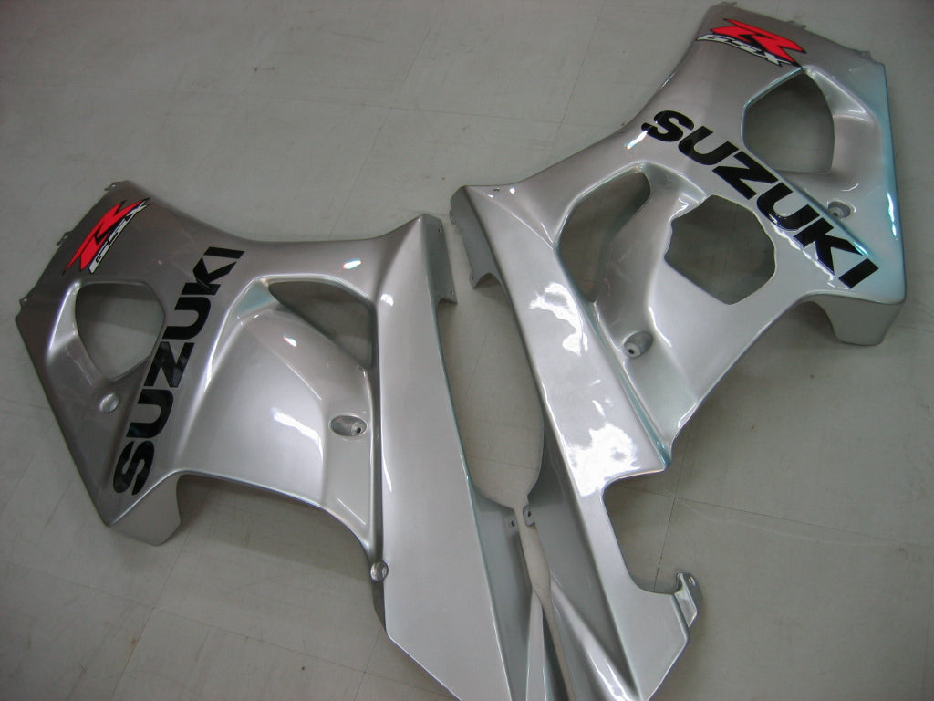 For GSXR1000 2003-2004 Bodywork Fairing White ABS Injection Molded Plastics Set