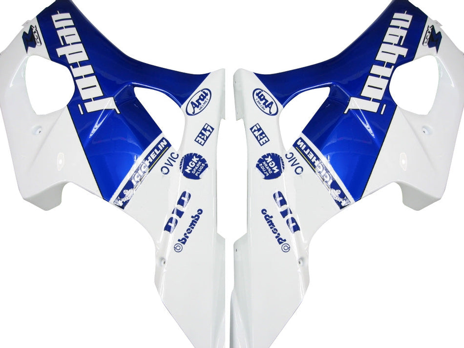2003-2004 スズキ GSXR 1000 ホワイト &amp; ブルー ジョーダン レーシング フェアリング ジェネリック