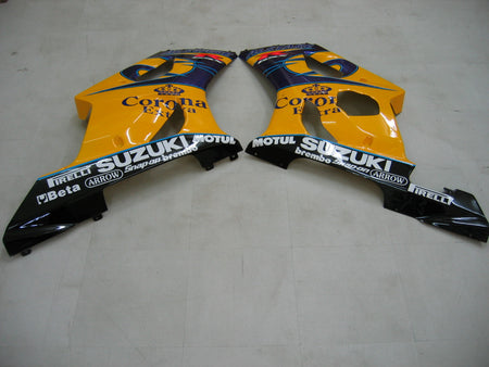 For GSXR1000 2003-2004 Bodywork Fairing Yellow ABS Injection Molded Plastics Set