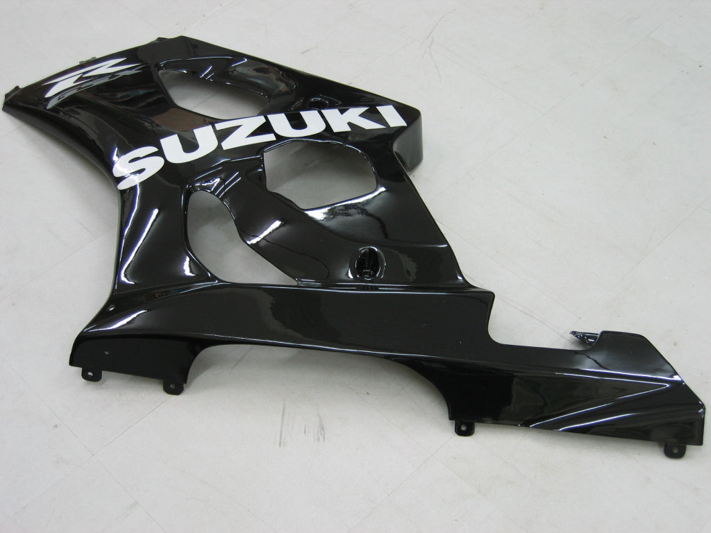 For GSXR1000 2003-2004 Bodywork Fairing Black ABS Injection Molded Plastics Set