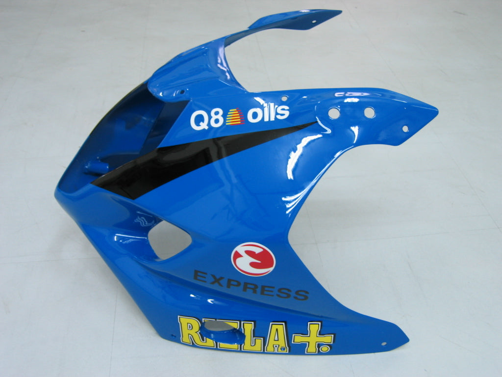 For GSXR1000 2003-2004 Bodywork Fairing Black Blue ABS Injection Molded Plastics Set