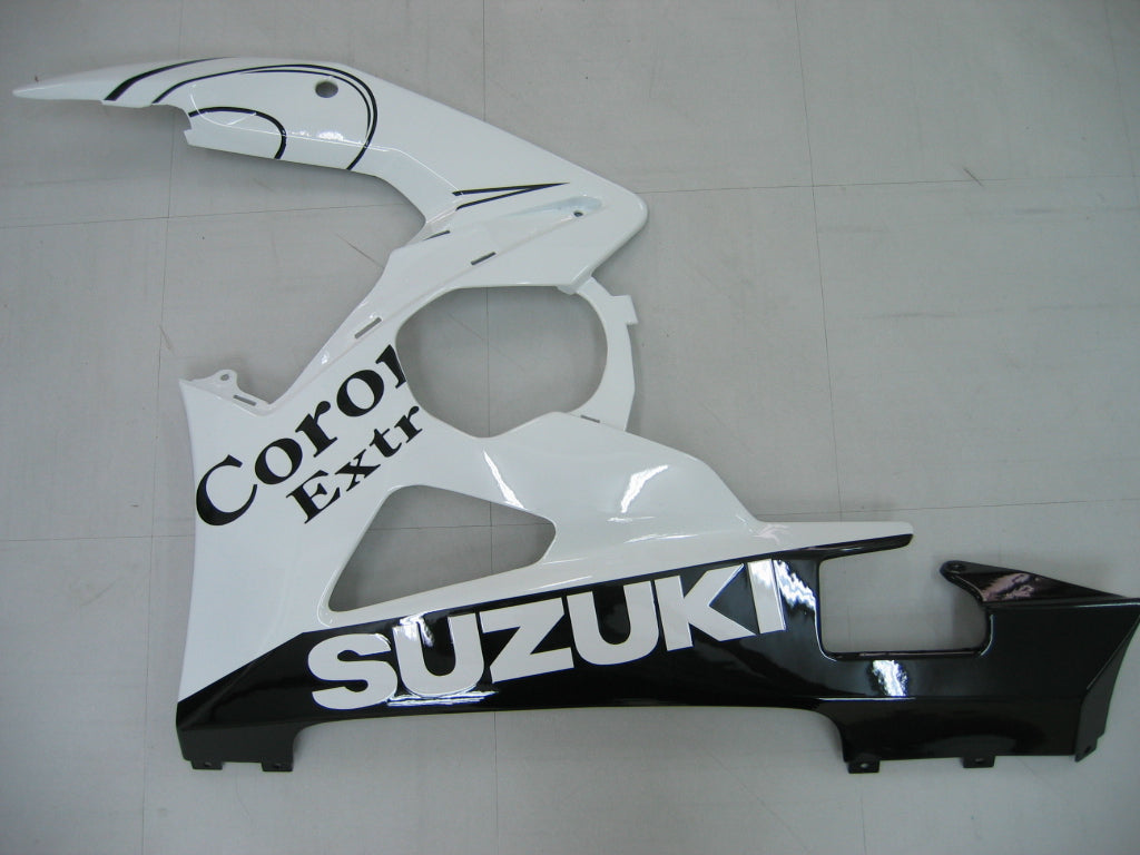 For GSXR1000 2005-2006 Bodywork Fairing White Black ABS Injection Molded Plastics Set