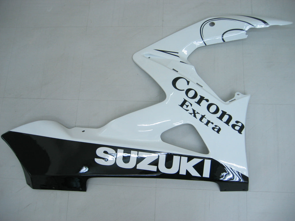 For GSXR1000 2005-2006 Bodywork Fairing White Black ABS Injection Molded Plastics Set