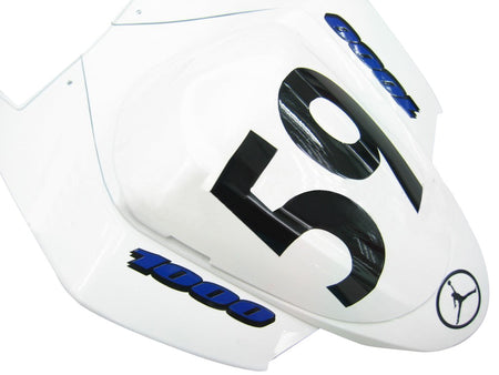 For GSXR1000 2005-2006 Bodywork Fairing White ABS Injection Molded Plastics Set