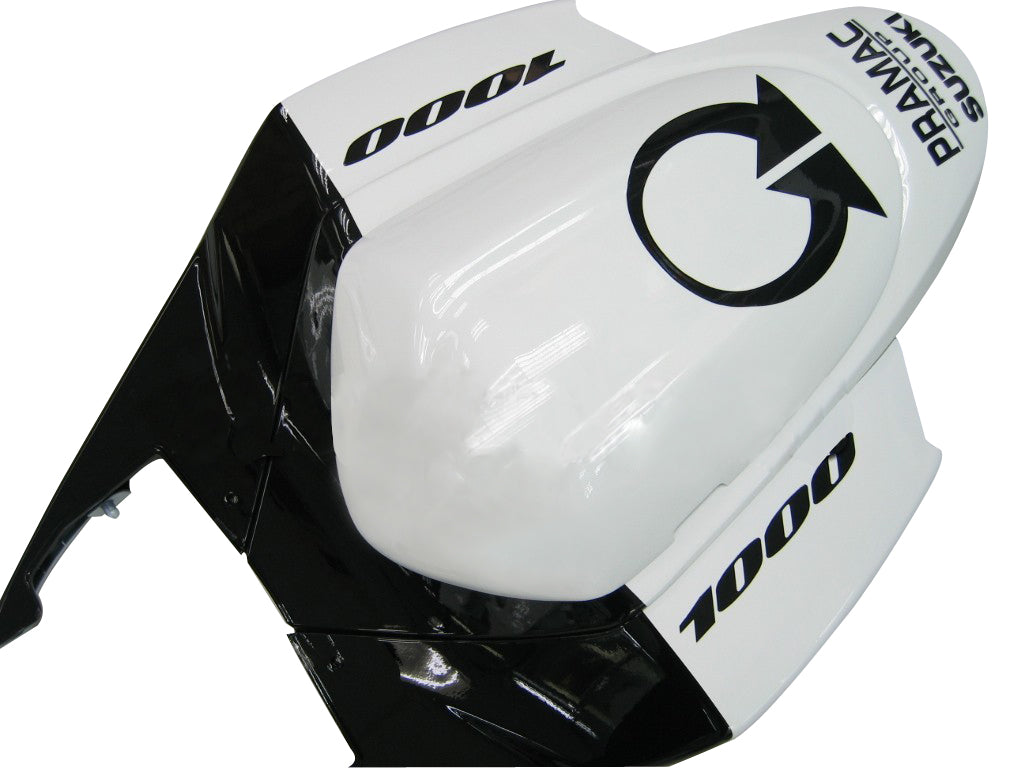 For GSXR1000 2005-2006 Bodywork Fairing White Black ABS Injection Molded Plastics Set