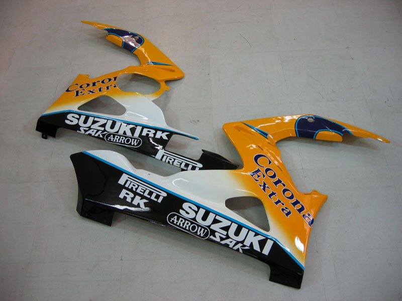 For GSXR1000 2005-2006 Bodywork Fairing Yellow ABS Injection Molded Plastics Set