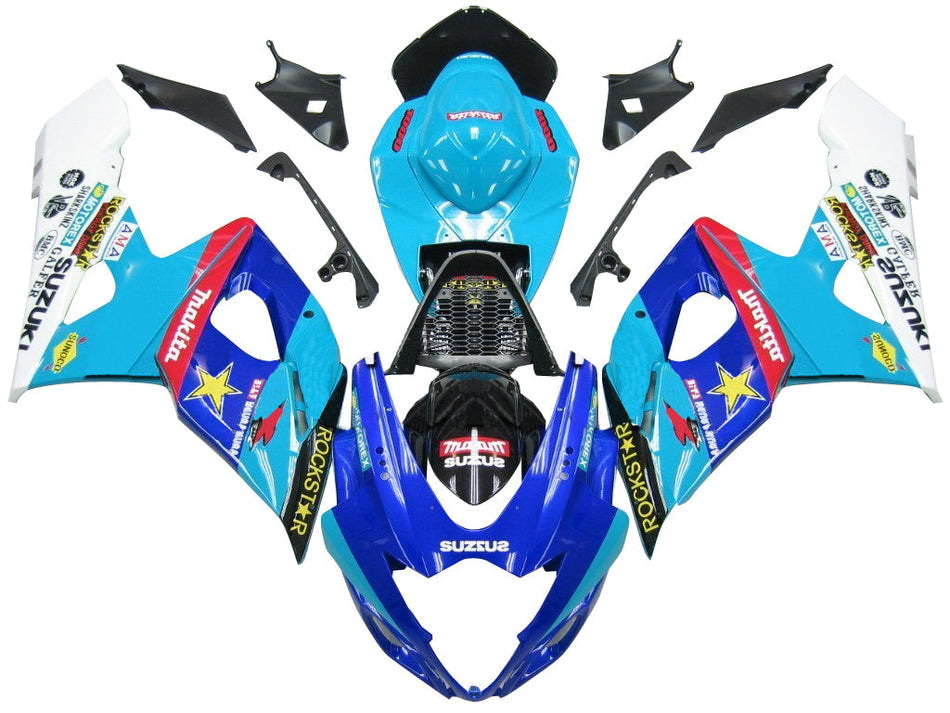 2005-2006 スズキ GSXR 1000 ブルー ロックスター マキタ GSXR レーシング フェアリング ジェネリック