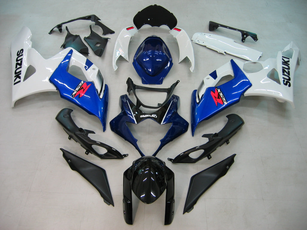 For GSXR1000 2005-2006 Bodywork Fairing Blue ABS Injection Molded Plastics Set