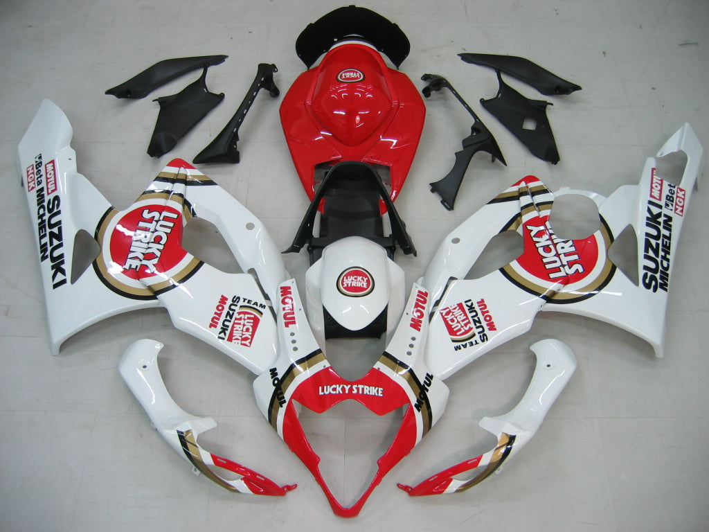 For GSXR1000 2005-2006 Bodywork Fairing Red ABS Injection Molded Plastics Set