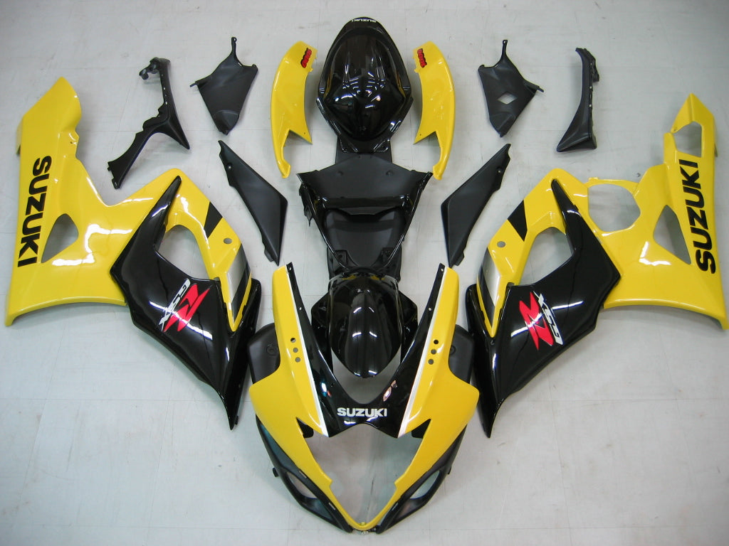 For GSXR1000 2005-2006 Bodywork Fairing Yellow ABS Injection Molded Plastics Set