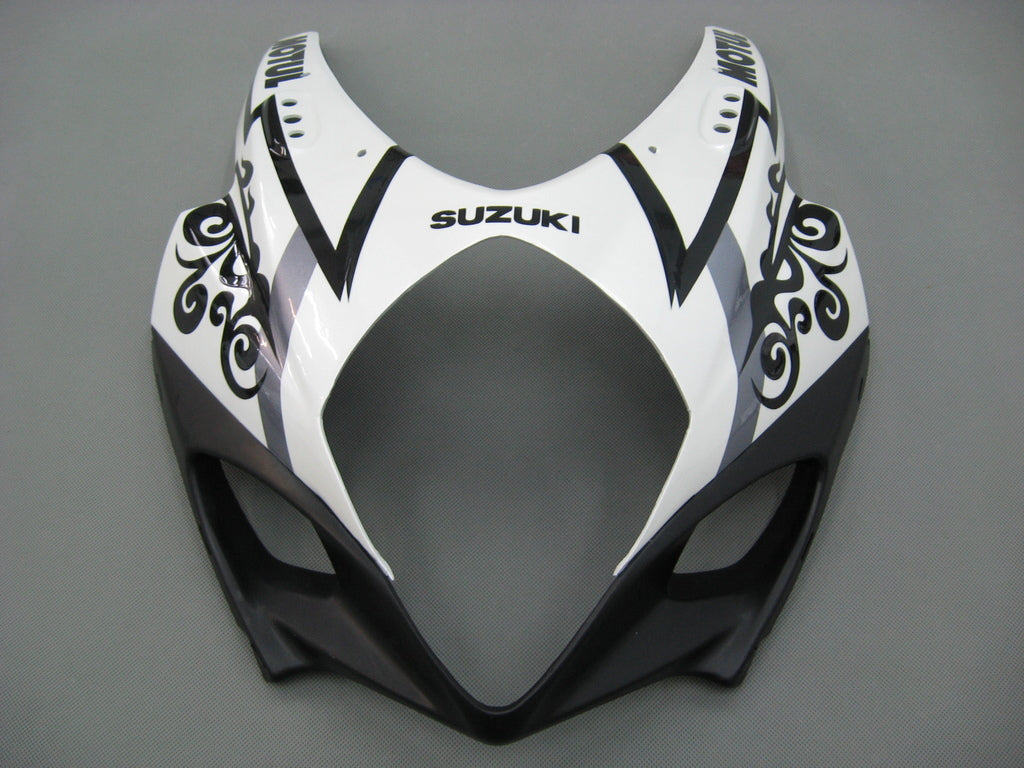 For GSXR1000 2007-2008 Bodywork Fairing White ABS Injection Molded Plastics Set