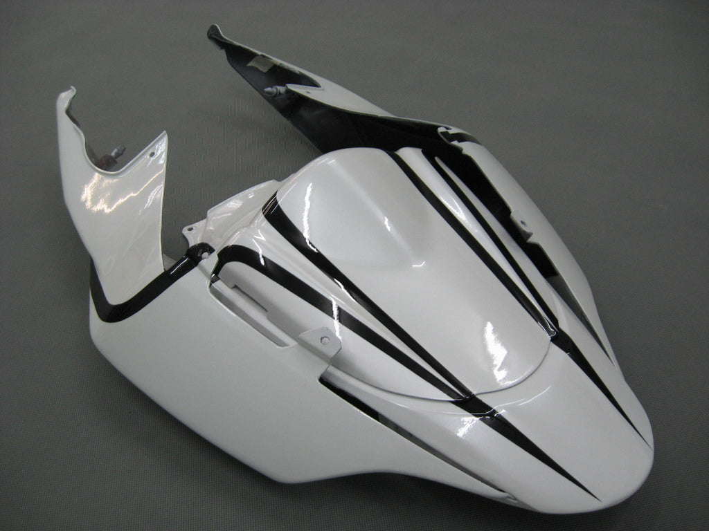 For GSXR1000 2007-2008 Bodywork Fairing White ABS Injection Molded Plastics Set