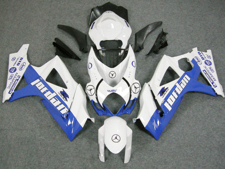 For GSXR1000 2007-2008 Bodywork Fairing Blue ABS Injection Molded Plastics Set