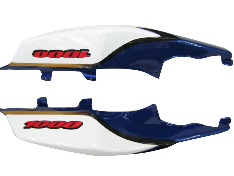 2007-2008 スズキ GSXR 1000 ホワイト ブルー アルスター コロナ レーシング フェアリング ジェネリック