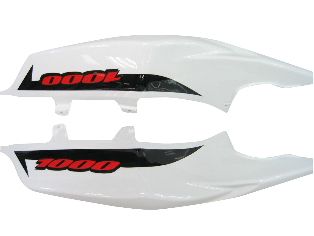 For GSXR1000 2007-2008 Bodywork Fairing White ABS Injection Molded Plastics Set