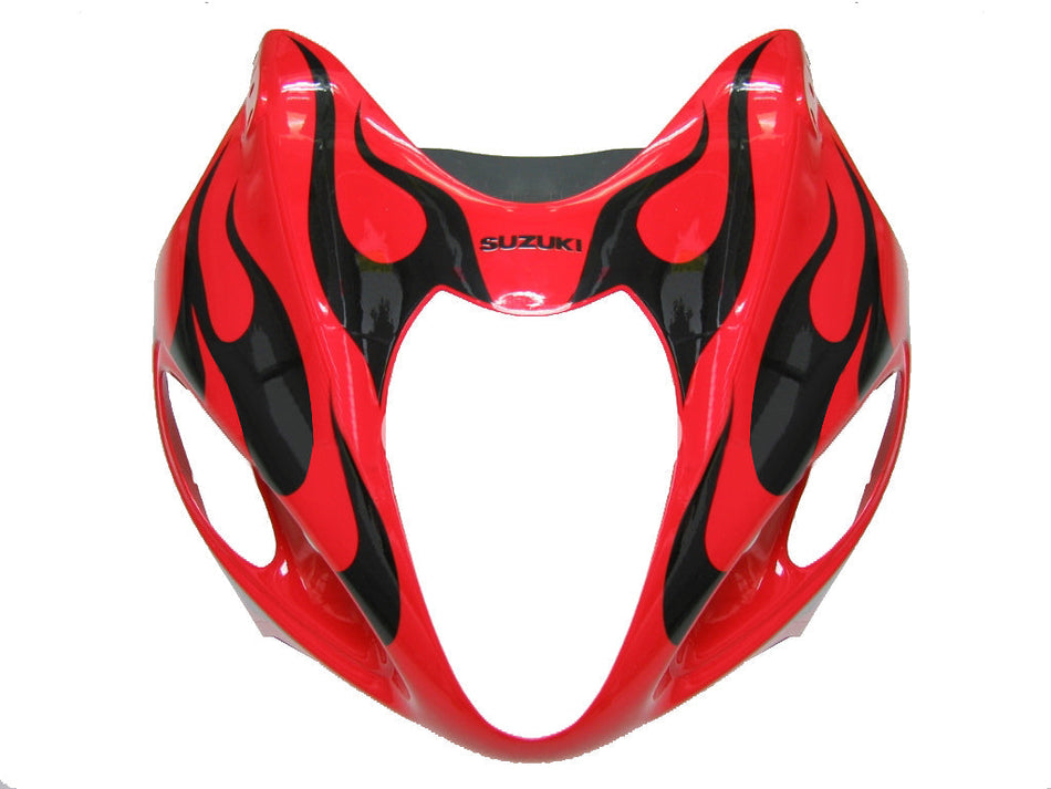 1999-2007 スズキ GSX1300 ハヤブサ レッド&amp;ブラック フレイム レーシング フェアリング ジェネリック