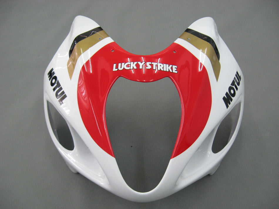 1999-2007 スズキ GSX1300 ハヤブサ ホワイト &amp; レッド ラッキー ストライク レーシング フェアリング ジェネリック