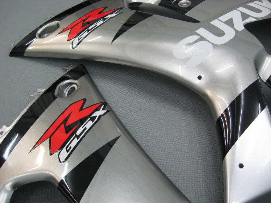 2001-2003 スズキ GSXR 600 シルバー 2トーン GSXR レーシングフェアリング ジェネリック