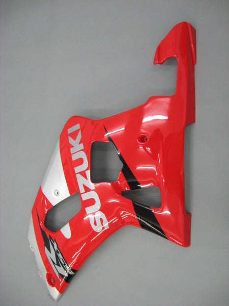 For GSXR600 2001-2003 Bodywork Fairing Red ABS Injection Molded Plastics Set